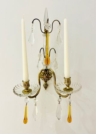 Aplique pared vintage francés