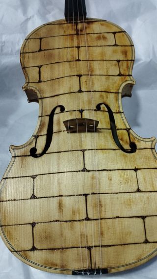 Violín, decoración 