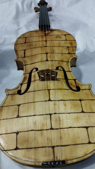 Violín, decoración 