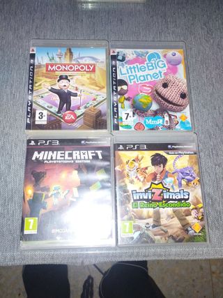 Se venden juegos play station 3, Minecraft vendido