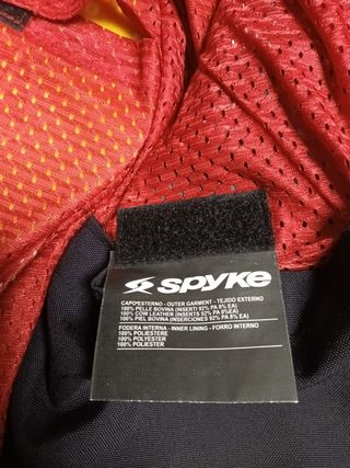 Chaqueta de cuero moto, talla 48 