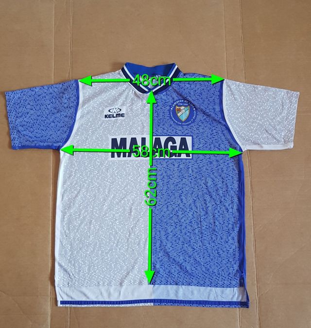 Camiseta Malaga. Camiseta conmemorativa 1998/1999