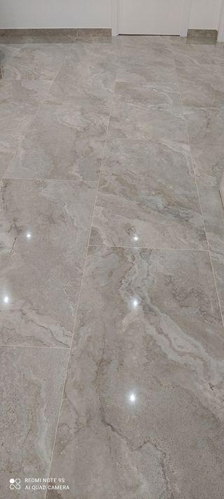 Plaqueta rectificada gris perla 60x120cm