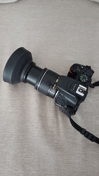 Parasol plegable de caucho para objetivos de 55mm