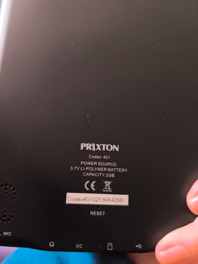 Libro electrónico prixton