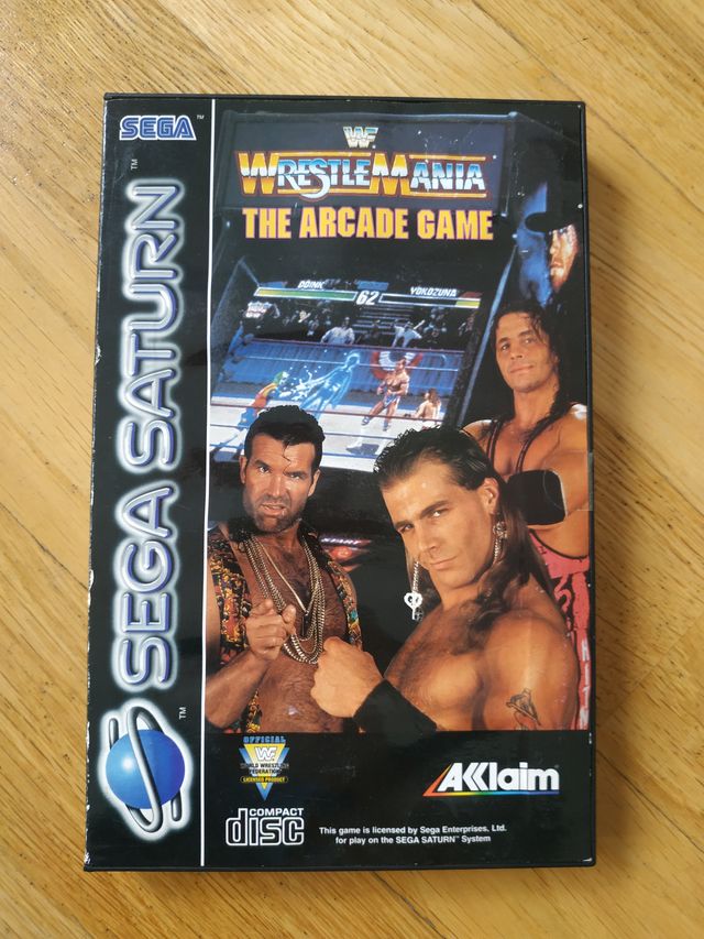 CAJA WWF WrestleMania: The Arcade Game SATURN