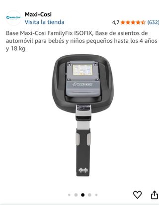 Silla coche Maxi cosi y  base Family fix