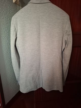 Americana juvenil gris