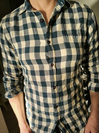 Camisa de cuadros Pull and Bear