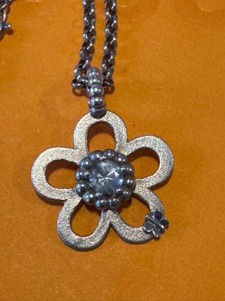 Tous collar plata y gema