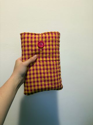 Funda libro pequeña Vichy 