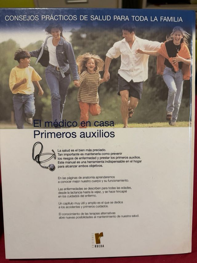 Libro: El medico en casa. Primeros auxilios