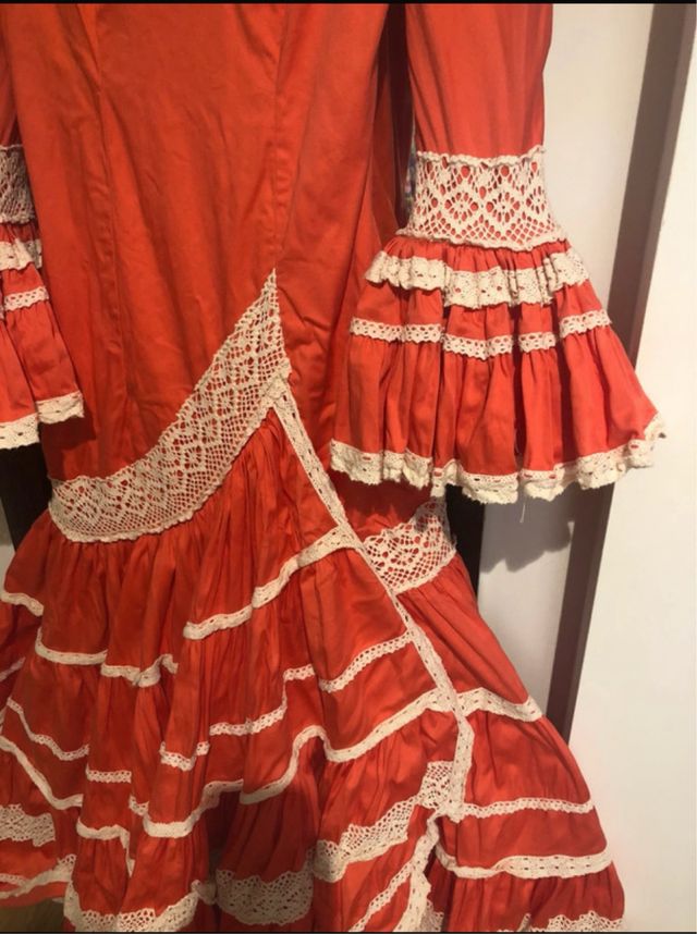 Vestido traje flamenca