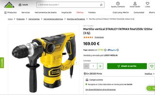 MARTILLO PERCUTOR 1250W STANLEY