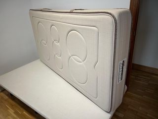 Tapiflex y colchon de 105x190, 6 patas
