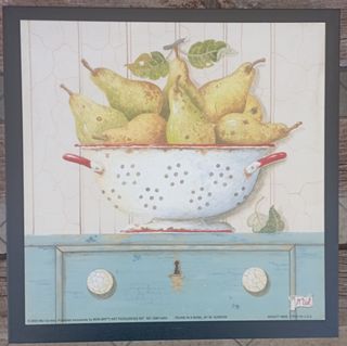 Coppia di stampe Country in cornice 20x20