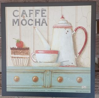 Coppia di stampe Country in cornice 20x20