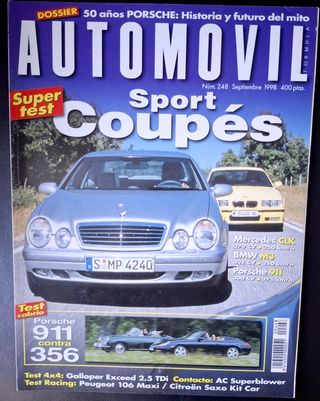 Revista Automovil No248 septiembre 1998