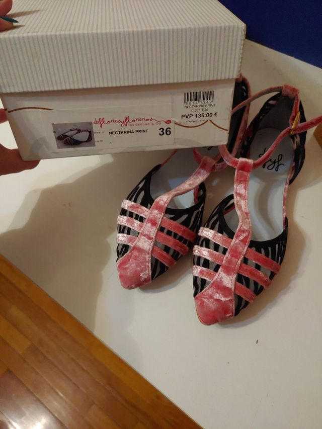 Zapatos de Flores y Floreros - T. 36