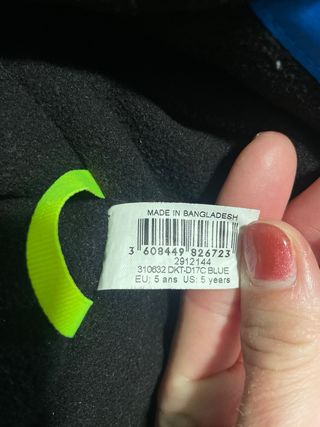 Mono de esqui. 5 años