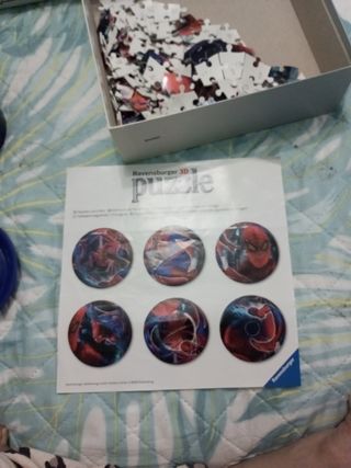 Lampara noche puzle Spiderman 