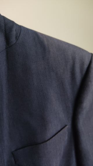 #CH2 Chaqueta hombre azul Purificación García