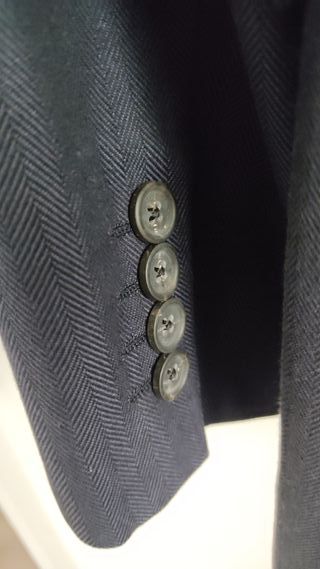 #CH2 Chaqueta hombre azul Purificación García