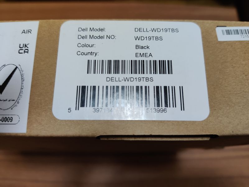 Dell ThunderboltDock WD19TBS 180W Estación base afbeelding 3