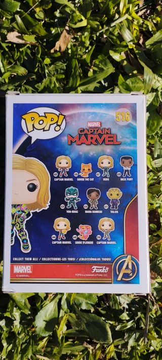 Figura Funko Pop Captain Marvel - 516