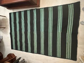 Manta de lana artesana