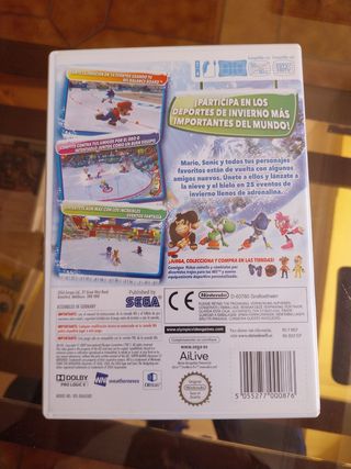 Juego Wii Mario y Sonic juegos olimpicos