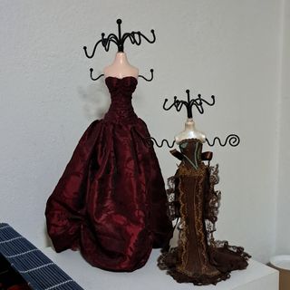 Soporte de exhibición para joyas corset