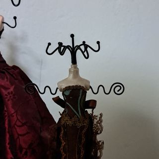 Soporte de exhibición para joyas corset