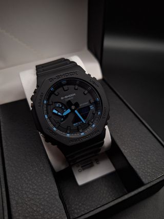 Casio G-Shock GA-2100 Negro y Azul 