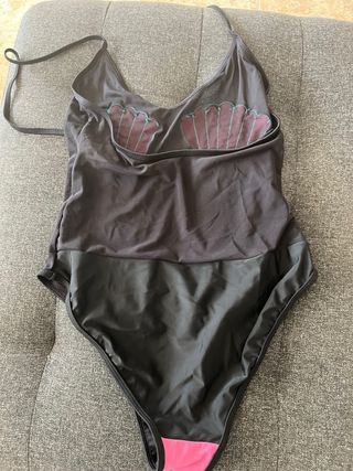 Bañador negro y rosa 