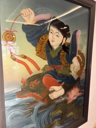 Pinturas inversas chinas antiguas