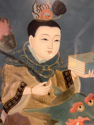 Pinturas inversas chinas antiguas