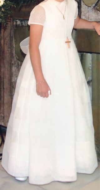 Vestido comunion organdí