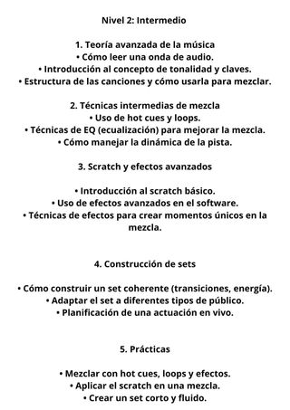 Clases Dj de club conciertos streamer eventos