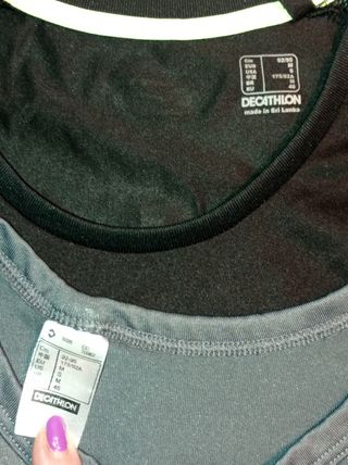 Coppia maglie Decathlon Domyos e Kalenji