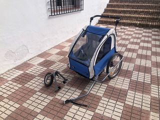 Carro de bici plegable