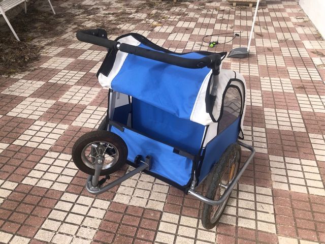 Carro de bici plegable