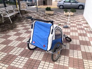 Carro de bici plegable