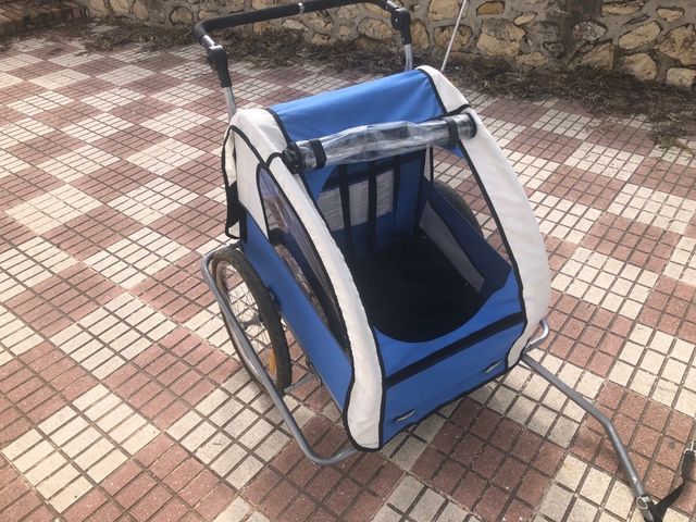 Carro de bici plegable