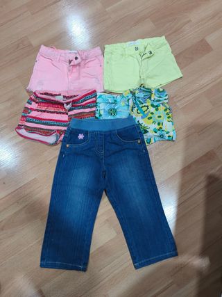 Lote pantalones talla 3-4