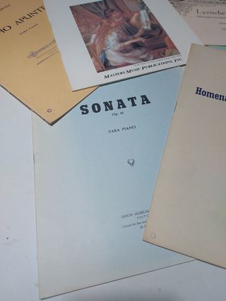 Libros de piano