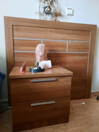 2 cabezales madera macizos