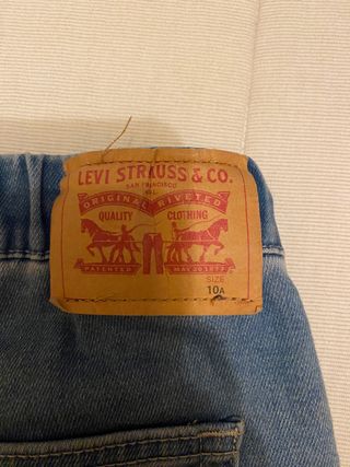 Bermuda vaquera skinny de niño