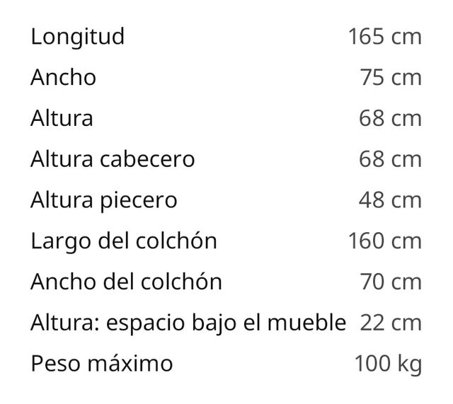 Cama infantil Ikea Kritter