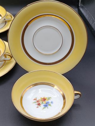 Set tazas café porcelana Limoges